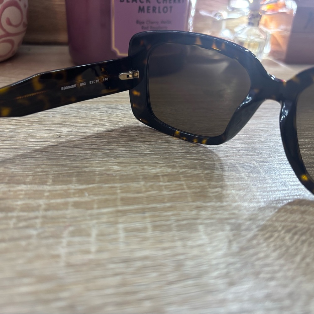 Balenciaga Tortoiseshell Rectangular Sunglasses w… - image 4